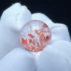 Natural crystal strawberry wafer beads 10mm DIY jewelry multi-treasure string ring necklace pendant one thing one picture