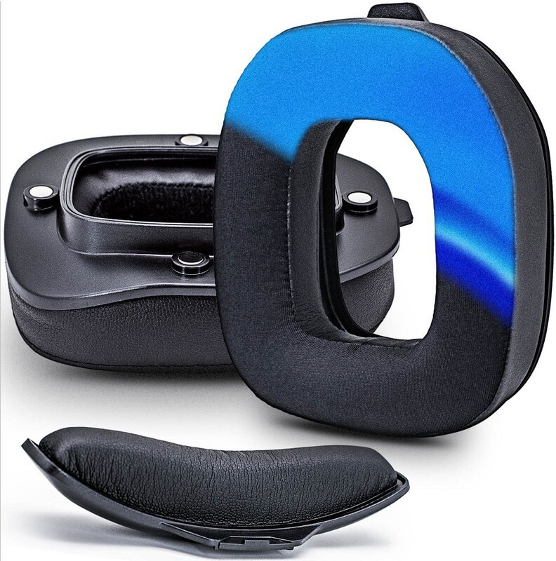 Suitable for Logitech Astro A40Tr Ear Pads, Headband Cushion, Gaming A40 Cooling Earphone Covers, Ear Pads
