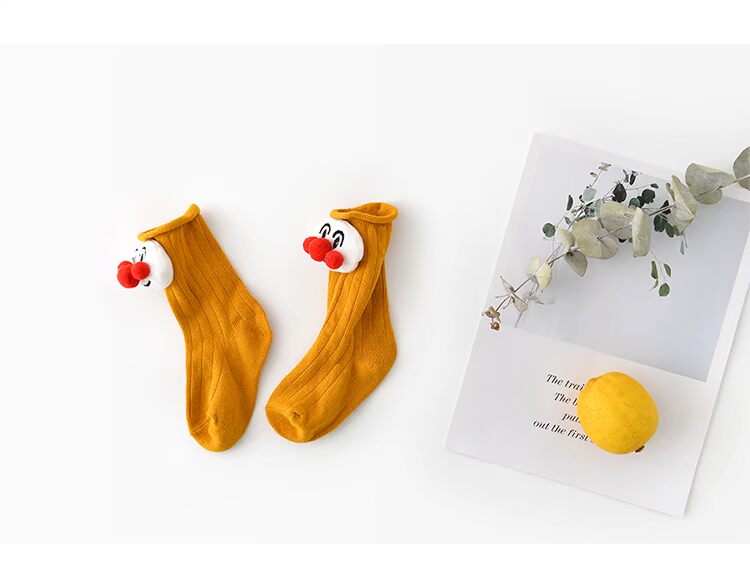 Mặt lớn công chúa quần bé gái mùa xuân và mùa thu cotton thậm chí chân quần dễ thương tất nam và nữ quần legging sơ sinh - Vớ quần tất thú ngộ nghĩnh cho bé