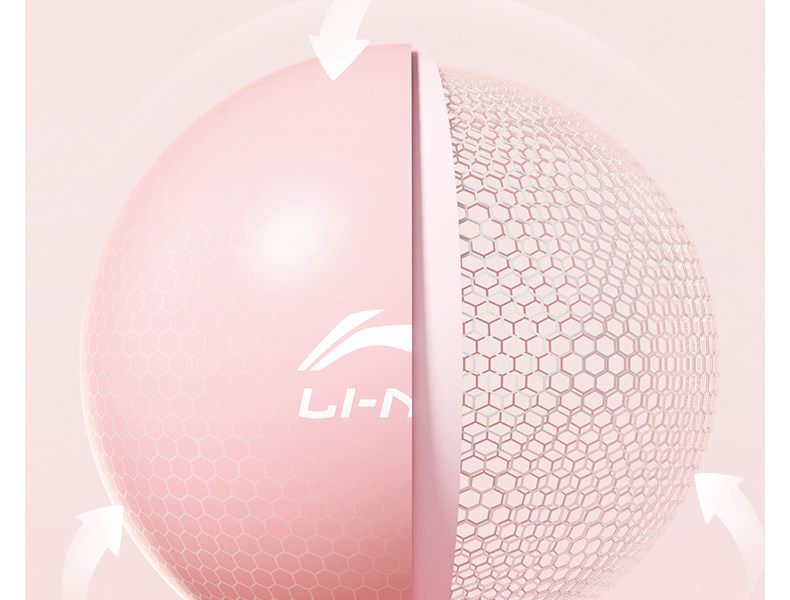 фитнес мяч 李宁瑜伽小球加厚防爆健身球塑形减肥跳跳球普拉提小球翘臀瑜伽球 Lining