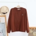 Có thể kết hợp với bố mẹ, size mẹ, miếng dán hoạt hình, áo len cotton, áo len nữ mùa thu Cardigan