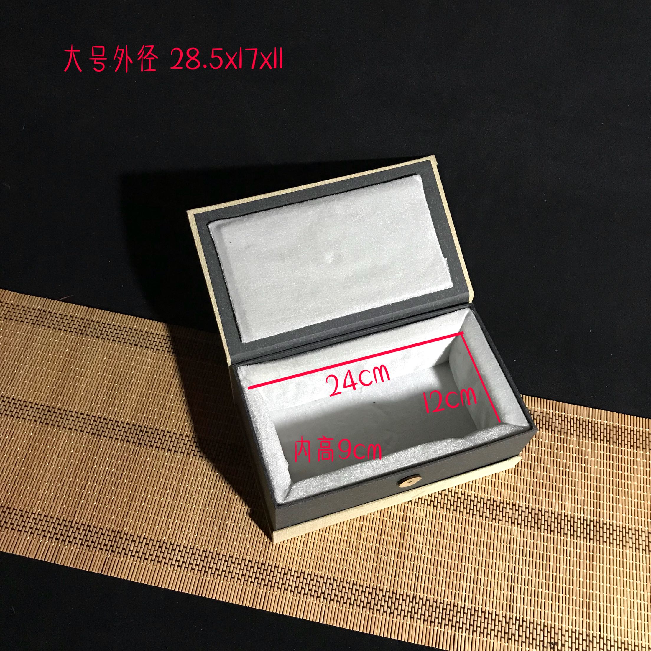 Hình chữ nhật bao bì hộp bình gốm trang trí sứ thư pháp và hộp lưu trữ tranh Ju Xin vải hộp quà tặng bán buôn - Trang trí nội thất trang tri noi that