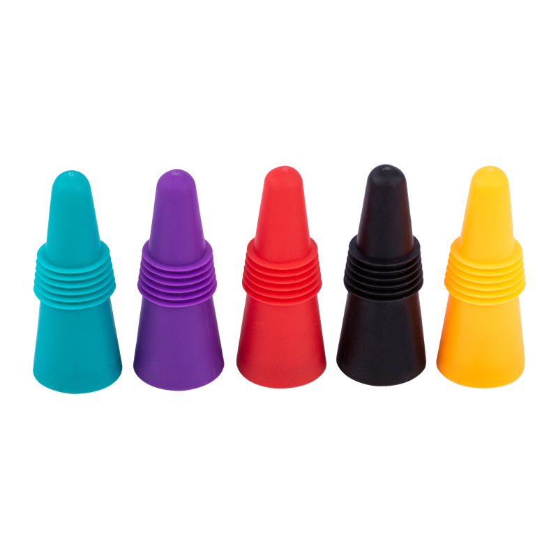 Silicone red wine stopper creative household red wine cork wine cork cap soft sealing cork wine cork dust stopper