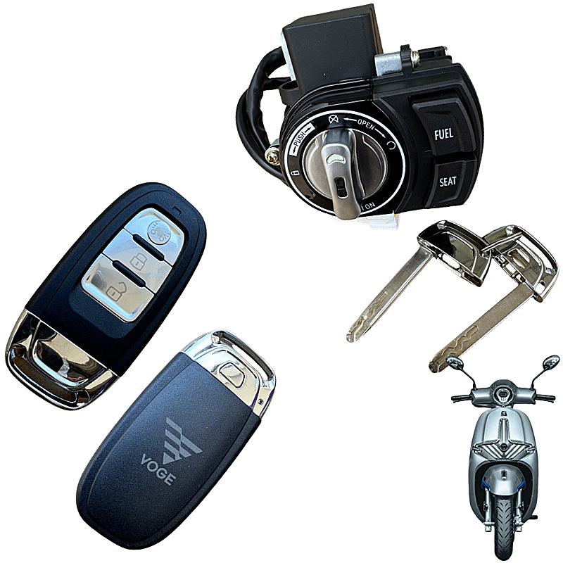 Wuji Beidoufen 150C Retro Scooter Smart Lock Sensor Remote Control Key Lost Matching Bcm Controller