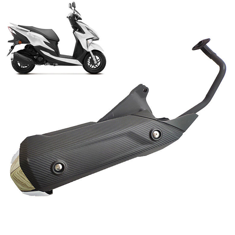 Application of new continents Honda locomotive RX125 Rift SDH125T-31-37 Litvent sound silenced sound mixer exhaust pipe