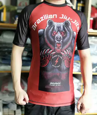 Blitz fight gym training running sportswear short sleeve quick-drying tights Ma kjitsu suit