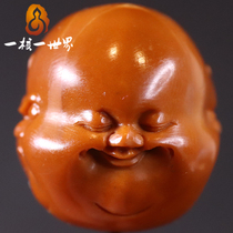 One Nuclear One World Olive Nuclear Sculpture Single Seed Li A of Happiness And Sorrow Four Flowers Iron Core Pure Artisanal