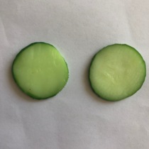 Newborn photo props Cucumber slices full moon 100 days Baby studio photography props