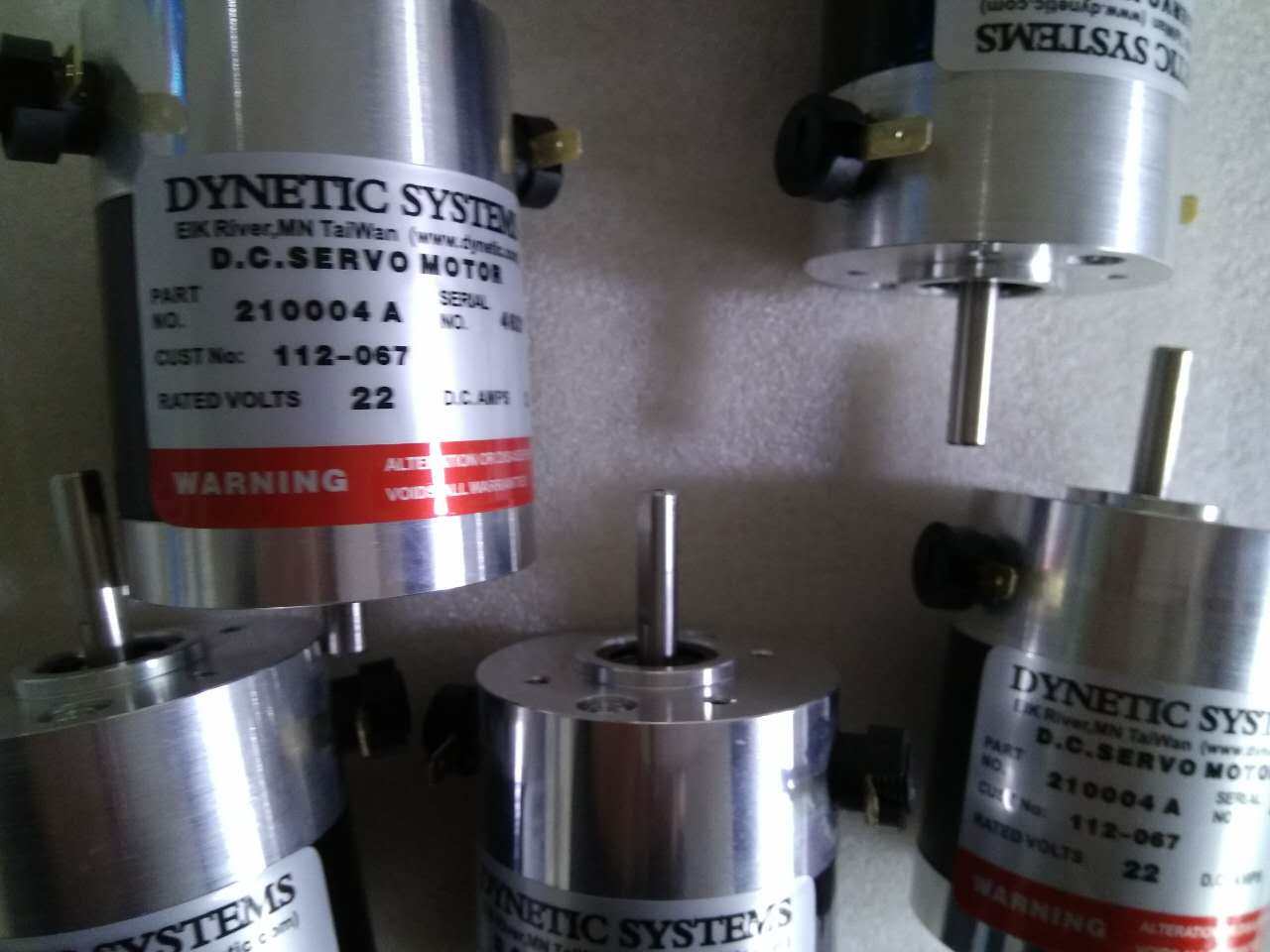 Dynetic SYSTEM D C MOTORSVG spindle motor 112-005 112-067
