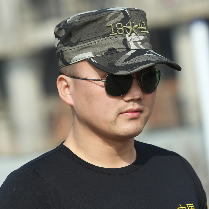 Outdoor military fan supplies Special forces field training Combat cap Flat top cap Tactical cap Round edge cap camouflage
