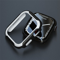 Apply Apple Watch7 protection shell Apple Watch 6 SE bicolor sheathed anti-fall rims 45 personality movement