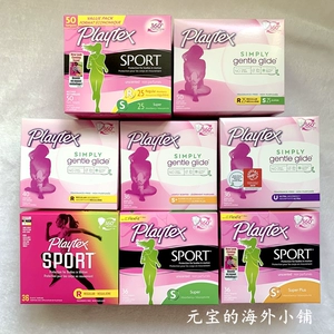 Spot Import Agag Agag Agag Playtex Sports Sport Plaging Cateter Tampon 50 36 смешанный