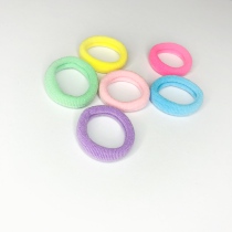 The new pet high elastic rubber band does not pull hair and does not hurt hair dog hair rope can be reused Maltese