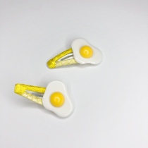 Pet simulation omelette bb clip Japanese hairpin dog head flower Maltese Yorkshire West Teddy Bears