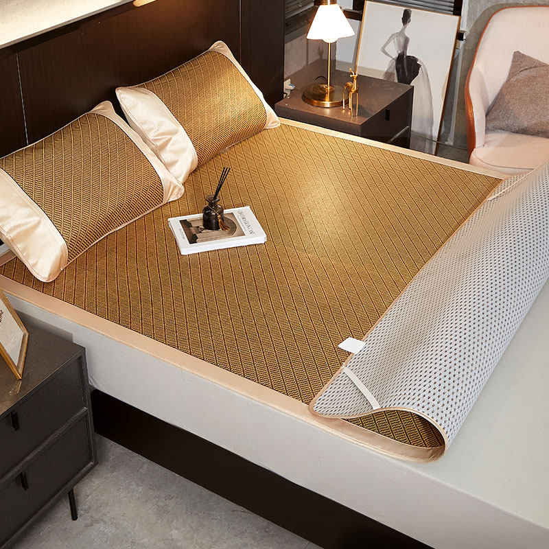 Rattan Mat mat Home Summer Home Summer 1 5m Folds 1 8 m Bed Ice Wire Breathable Anti Slip 0 9 Student Dormitory Mat