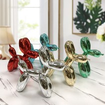 Light Extravagant Balloon Dog Resin Pendulum web Red Shop Nordic Home TV Cabinet Wine Cabinet Shop Windows Plated Cartoon Adornment