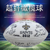 New Orleans Saints 2012 All-Team Signature Collectors Edition Rugby 9 Game Ball