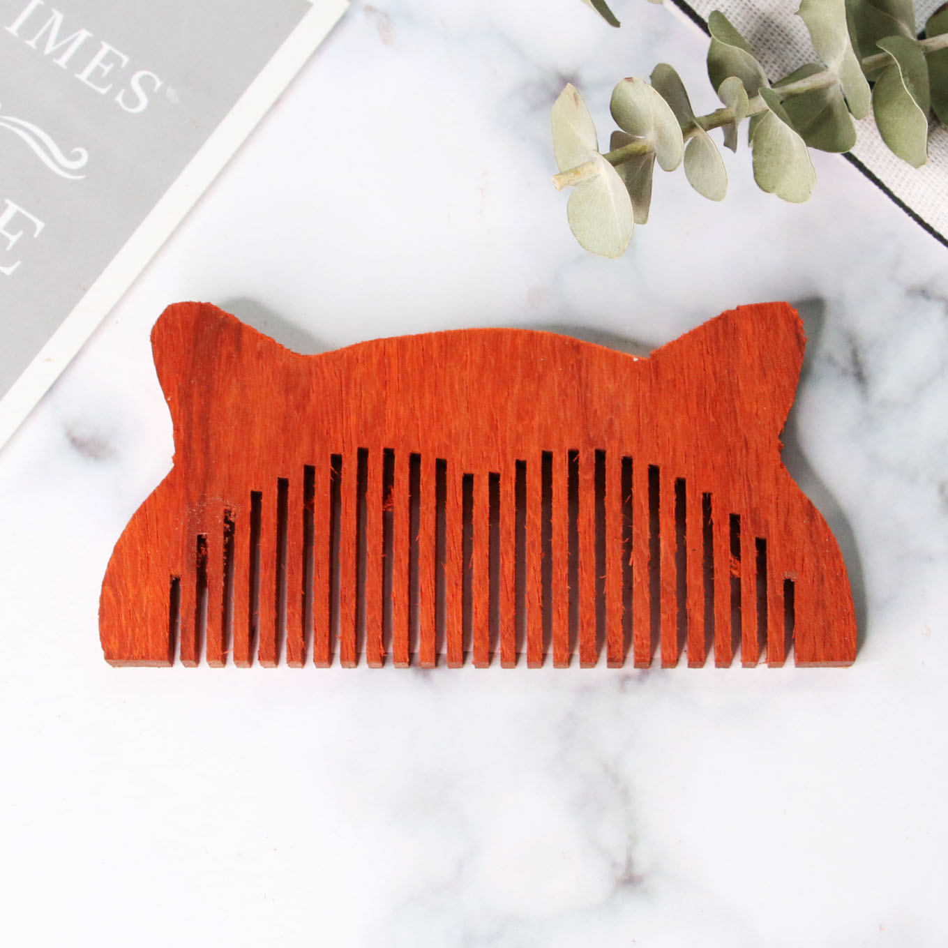 Dawnwood comb red wood comb handmade diy material green sandalcomb birthday gift