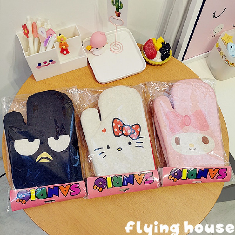 Home Oven Gloves Anti-Burn Baking Tool Microwave Oven Special Insulation Gloves High Temperature Resistant Kitchen home Anti-heat