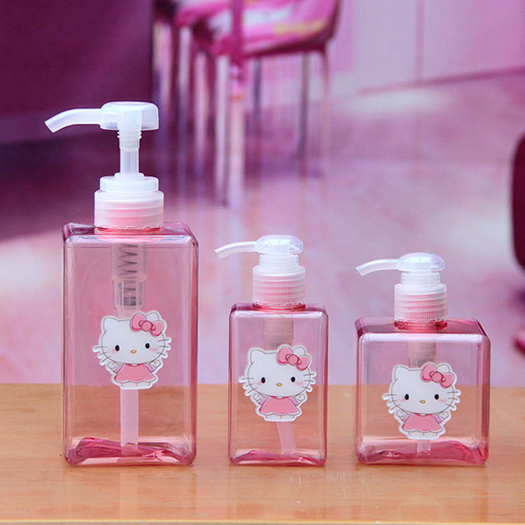 Cute press-type emulsion Bottling Bottle small bottle empty bottle Skin Care body lotion with large capacity Wash Face Milk 100ml