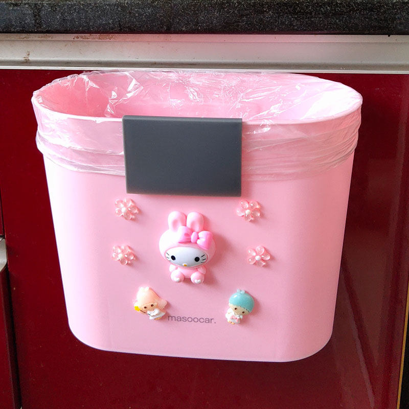 Kitchen Trash Can Wall-mounted Household Containing Bucket Classified Overall Closet Cabinet Door Suspended Kitchen for kitchen waste Garbage Cans