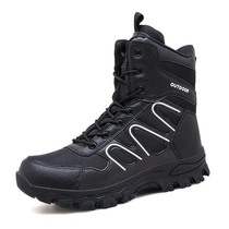 Motorcycle shoes Road boots Male knight equipment non-slip anti-drop shoes Takeaway rider food delivery riding motorcycle shoes