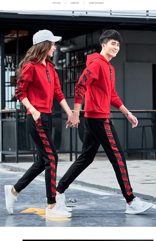 Bộ đồ thể thao nam mùa xuân và mùa thu mới đội mũ trùm đầu ba mảnh thể thao bộ thể thao adidas nữ thu đông
