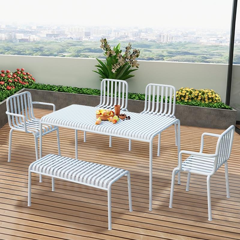 Outdoor Tables and Chairs, Courtyard Open-Air Balcony Tables and Chairs, Wrought Iron Outdoor Leisure Table and Chair Set, Wrought Iron Tables and Chairs, Wrought Iron Chairs