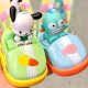 Authentic Sanrio Family Bumper Car Series Play Blind Box Figurine Trendy Cute Hello Kitty Birthday Gift