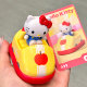 Authentic Sanrio Family Bumper Car Series Play Blind Box Figurine Trendy Cute Hello Kitty Birthday Gift