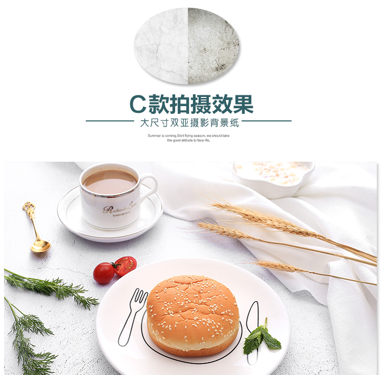 Giả đá cẩm thạch xi măng retro ảnh nền giấy mỹ phẩm người sành ăn đạo cụ nhiếp ảnh nền vải trang trí - Trang trí nội thất trang trí phòng khách nhỏ