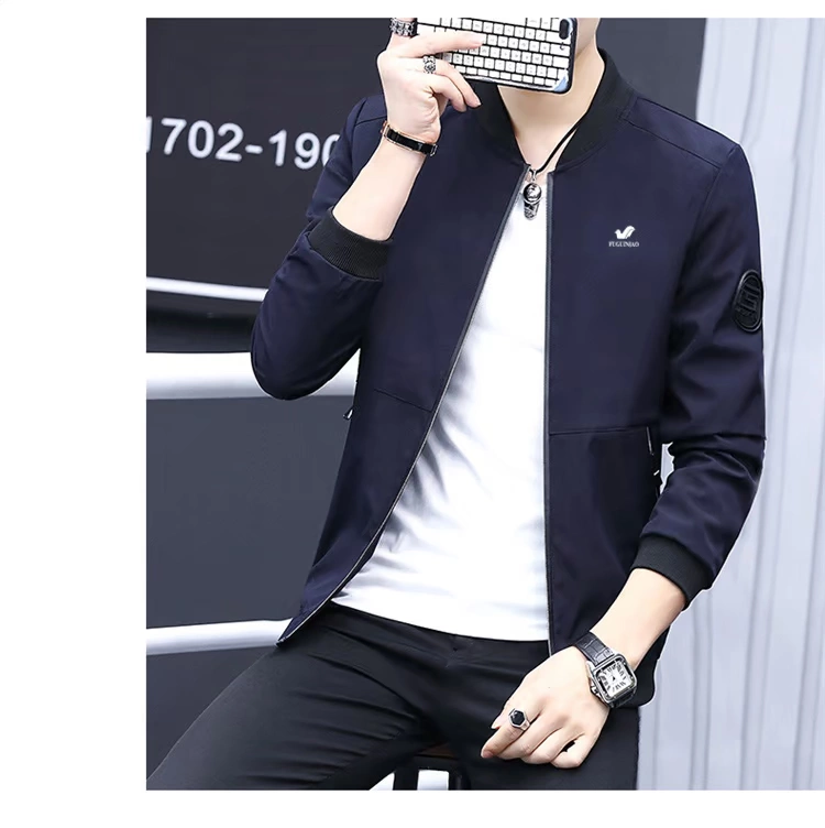 Fortune Bird Slim Jacket Áo khoác nam mùa xuân và mùa thu 2020 Xu hướng đồng phục bóng chày mới của Hàn Quốc - Cao bồi