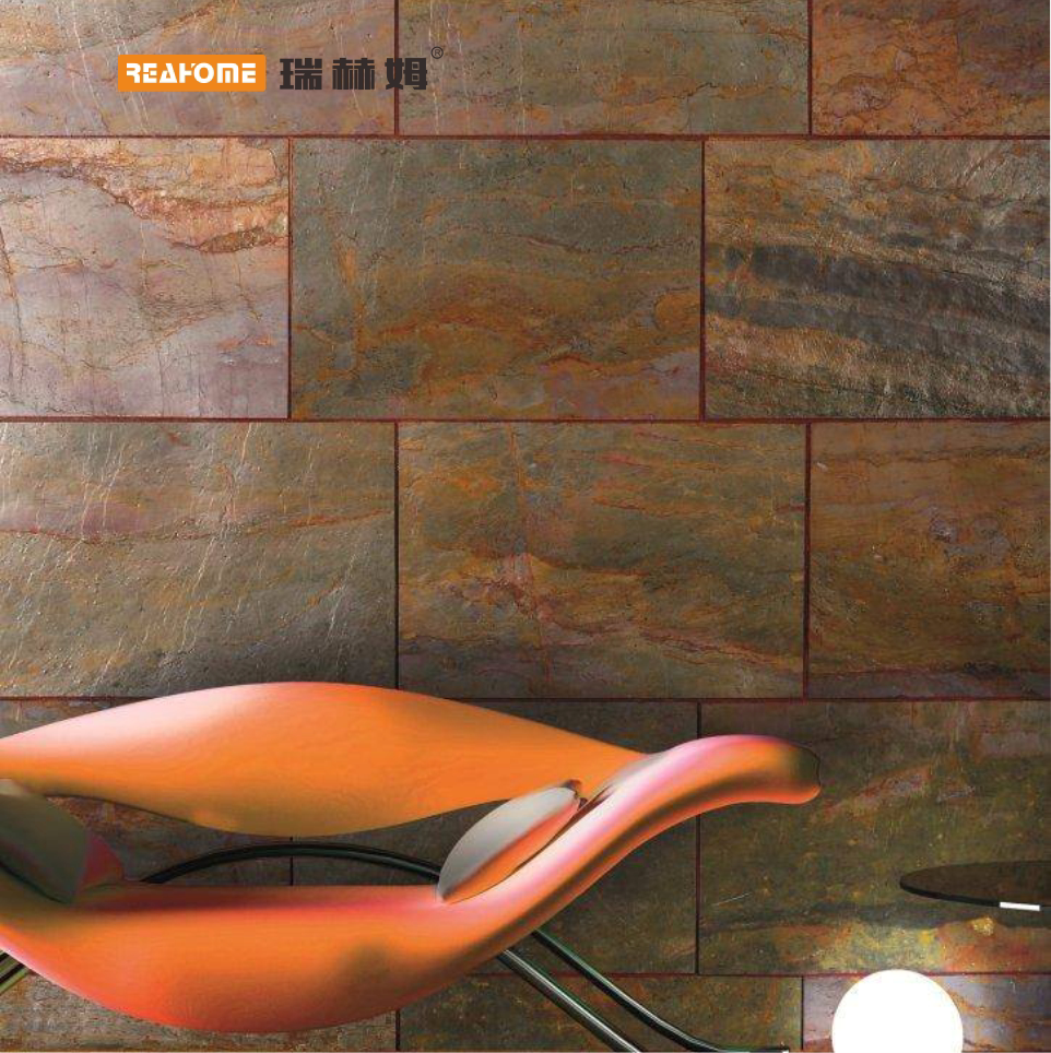 REAHOME natural stone sheet Ultra-thin wool stone sheet 1220*610mm specification cohesive slate
