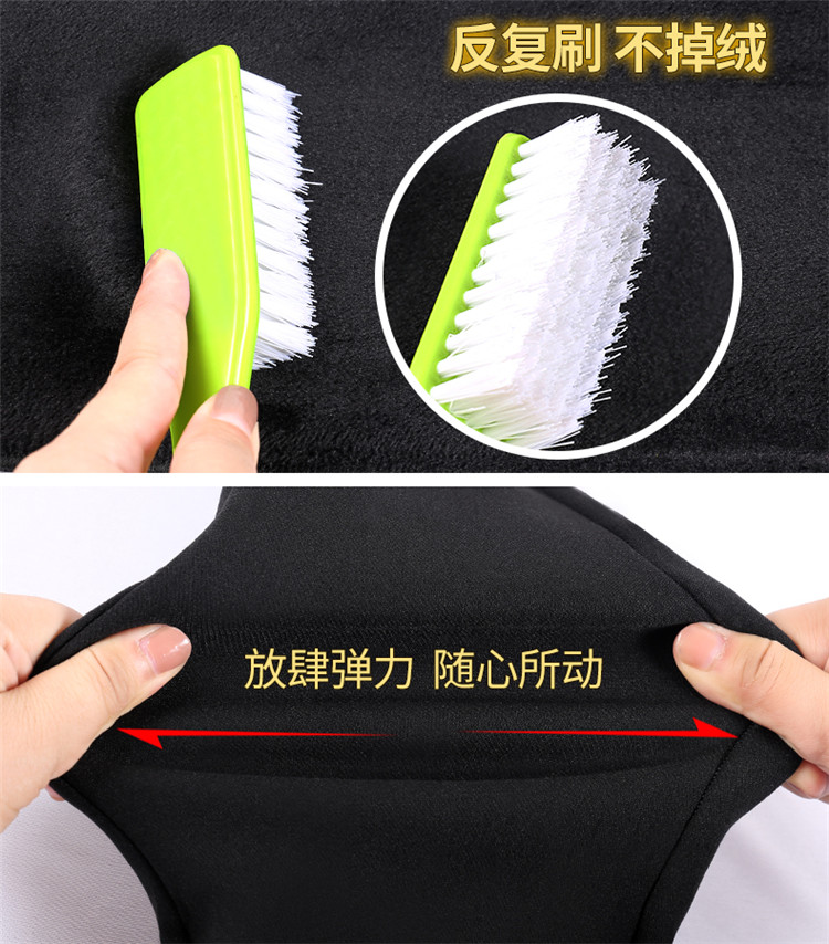 Mùa thu đông 2018 mới eo cao cộng với quần legging vải nhung dày dành cho nữ mặc chất béo MM size lớn quần ấm chân quần ôm đen