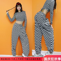 jazz womens dance suit loose sports pants spring and autumn hip hop hip hop street dance clothing jazz dance practice women