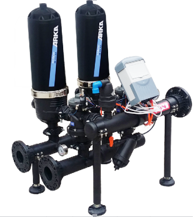 3 inch two sets fully automatic backwash laminated sheet filter drip irrigation micro spray ARKA water saving irrigation agricultural