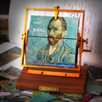 Childrens store design Youth x Federal walking horse Monet van Gogh mechanical calendar Hand-cranked version of the 2021 calendar