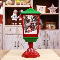 Creative New Year gifts European music spray snow decorative lights Wealth God desktop ornaments shopping mall window living room night lights