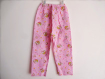 Day single childrens new girls summer cotton thin trousers Home pants pajamas air conditioning pants random hair