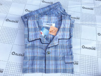 Cut label day single mens long-sleeved trousers home wear Pure cotton knitted soft home wear Pajama suit