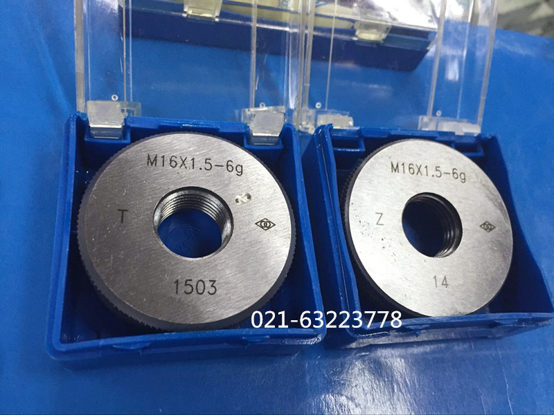 Plug gauge tooth gauge gauge ring gauge thread pass-stop gauge non-standard custom fine tooth coarse tooth M16*1 5*1*0 5