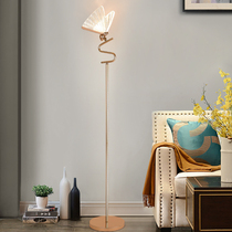 Postmodern butterfly floor lamp Nordic minimalist designer net red creative living room Bedroom bed head lamp upright table lamp