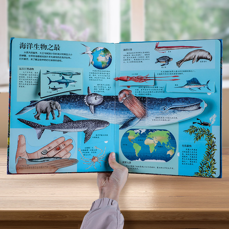 The 3D British Award recommends children's knowledge cognition encyclopedia early teaching organs interesting