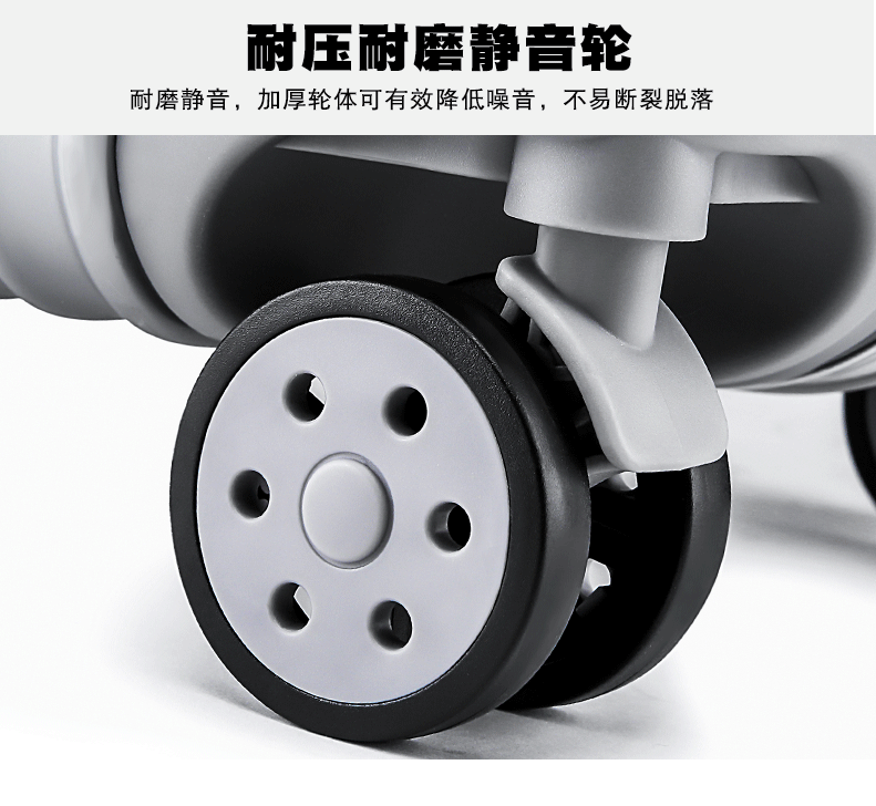 Khung nhôm xe đẩy trường hợp bánh xe phổ thông nữ mật khẩu 24 inch 26 vali Phiên bản tiếng Hàn của vali sinh viên công suất lớn - Va li vali nhỏ