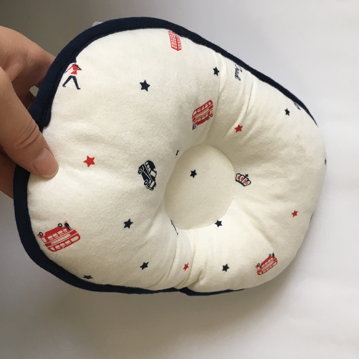 Foreign trade out of Japan pure cotton baby pillow 0 ~ 6 ~ 18 months newborn baby pillow round single