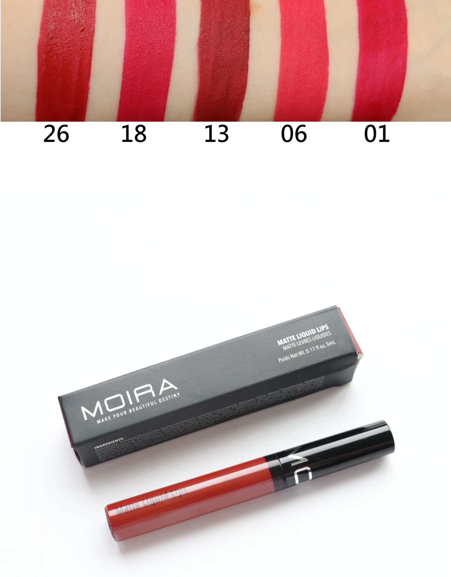 [Bonded BS] Moira Matte Liquid Lip Matte Liquid Lip Gloss - Son bóng / Liquid Rouge 	son bóng sephora	