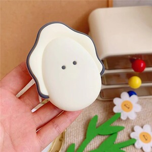 Off-White Small-Eyed Oyster Silicone Waterproof Coin Purse Zipper Storage Bag Earphone Charging Case Protective Cover
