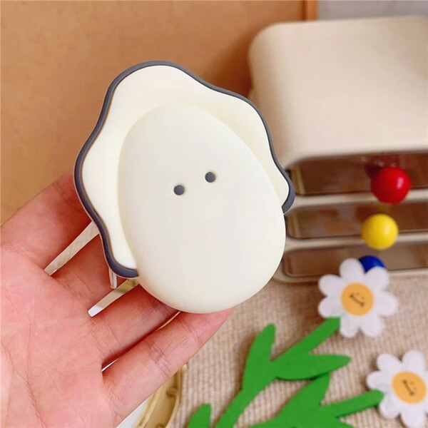 Off-White Small-Eyed Oyster Silicone Waterproof Coin Purse Zipper Storage Bag Earphone Charging Case Protective Cover