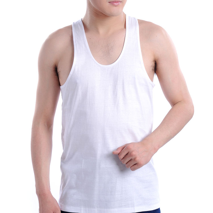 Mùa hè trung niên nam treo cotton thấm mồ hôi vest không tay áo nỉ shop quần áo thể thao