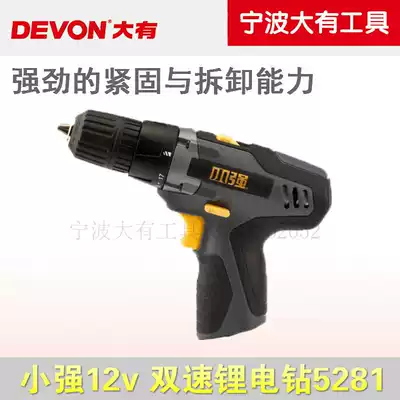 Large and small strong charging drill Lithium electric drill 5281 mechanical two speed 12V Lithium electric drill 5241 upgrade screwdriver